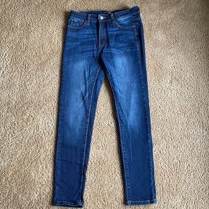 KanCan size 28 fleece lined skinny jeans
